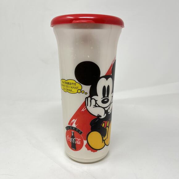 Vtg Disneyland Sport Quart Collectible Cup 32oz Whirley CocaCola Mickey Friends - Picture 6 of 11